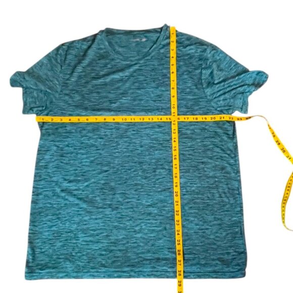 Men's Teal and Black Coolkeep Polyester/Spandex Short Sleeve Jersey, Size XL - Picture 2 of 8